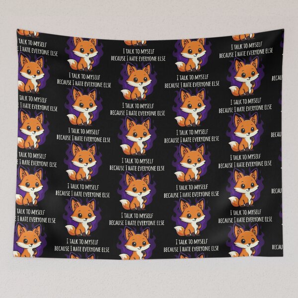 Item preview, Cute Fox Funny Quote | Sarcastic Introvert Humor Animal Design designed and sold by graphicnew.