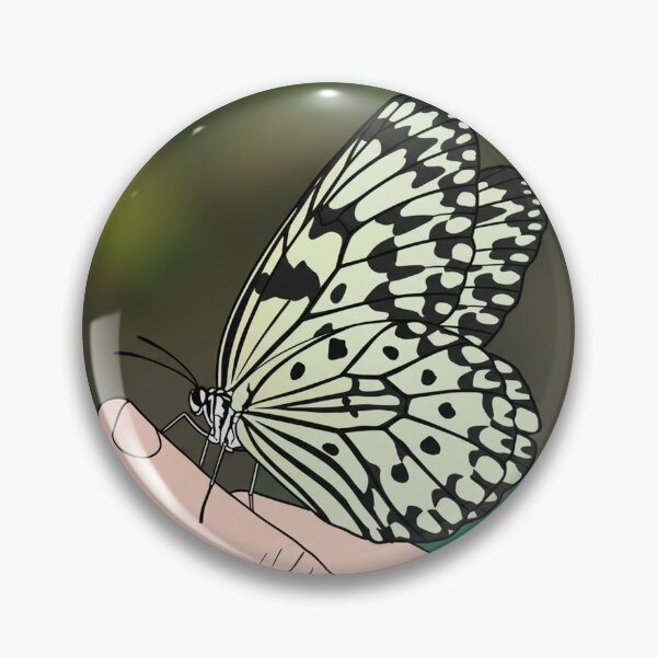 Item preview, Paper Kite Butterfly Perched on Fingertip, cartoon illustration designed and sold by David Patterson.