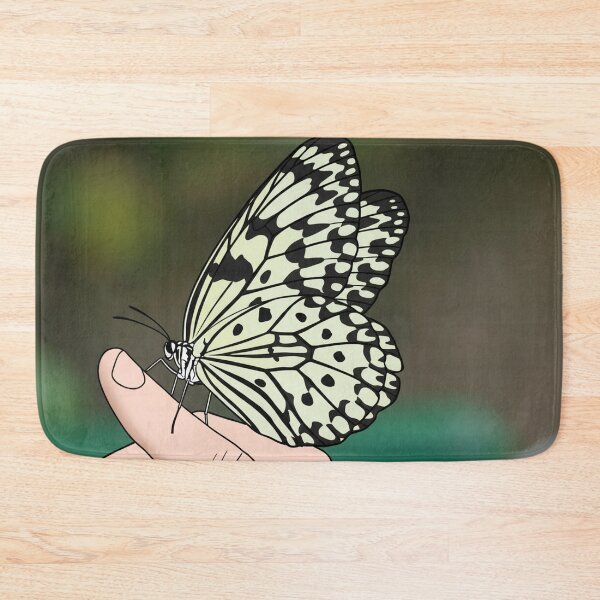 Item preview, Paper Kite Butterfly Perched on Fingertip, cartoon illustration designed and sold by David Patterson.