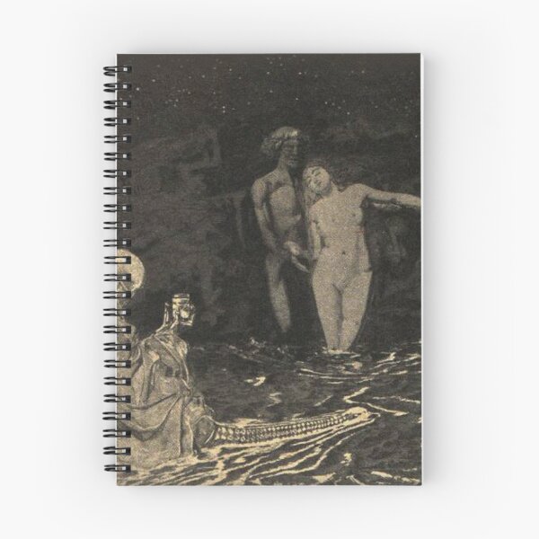 Item preview, The Lost Paradise Girl and Death - August Brömse  designed and sold by Vintage Designs +.