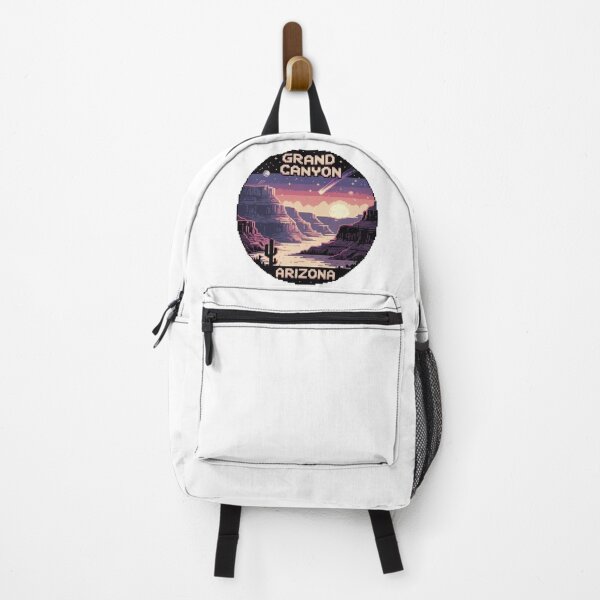 Item preview, Title: Grand Canyon Arizona Pixel Art – Meteor Shower Desert Sunset designed and sold by CircinusStore.