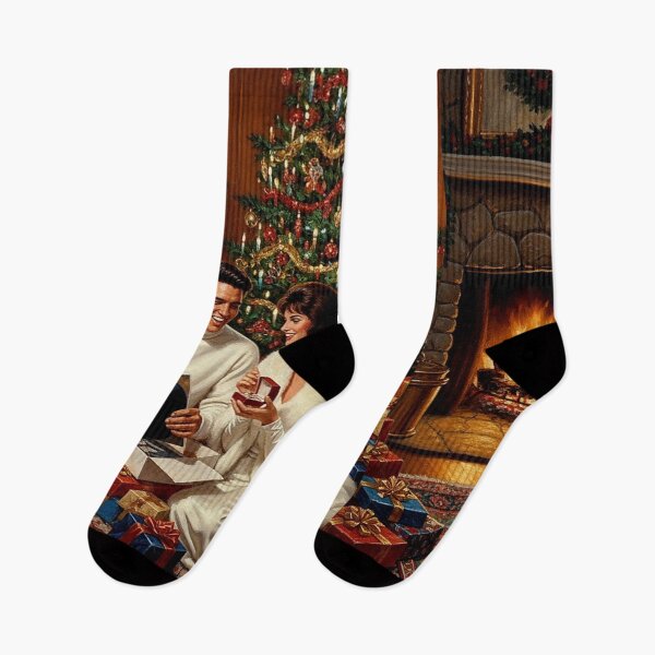 Item preview, Elvis Presley: Cozy Fireside Christmas Romance & Vinyl designed and sold by Art's Diner.