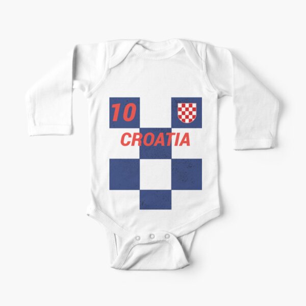 Croatia Kid's T-Shirt Country Flag Map Top Children Boys Girls Unisex