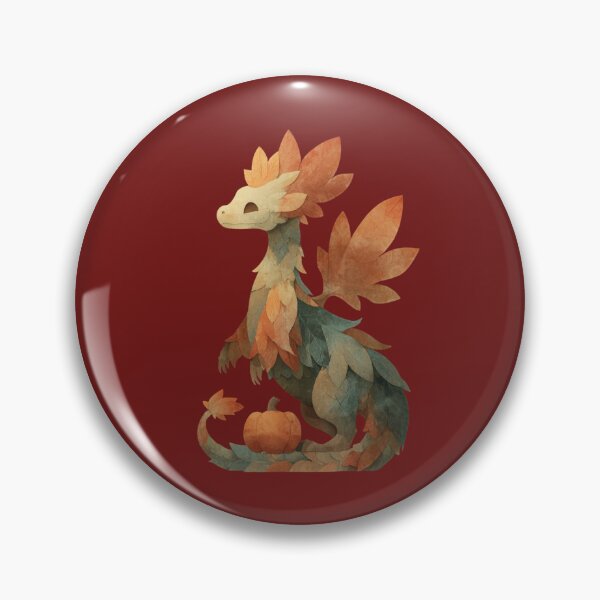 Item preview, Autumn Dragon Made of Leaves – Fantasy & Nature Design for Thanksgiving designed and sold by Meiersbeste.