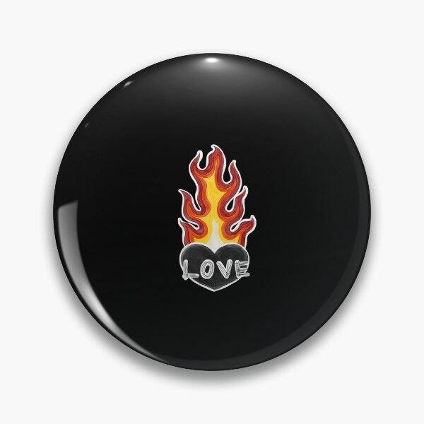 Item preview, Burning Love Heart  designed and sold by MattherOber.