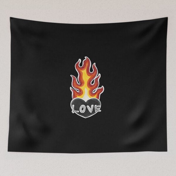 Item preview, Burning Love Heart  designed and sold by MattherOber.