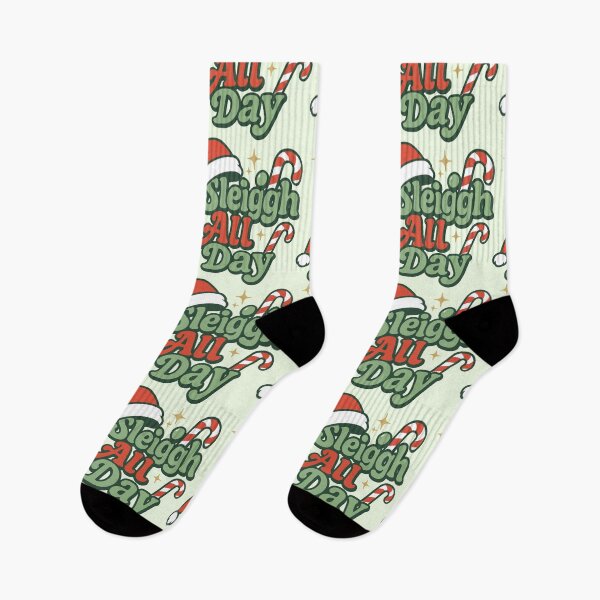 Item preview, Sleigh All Day Christmas Quote | Funny Holiday Typography Design designed and sold by graphicnew.