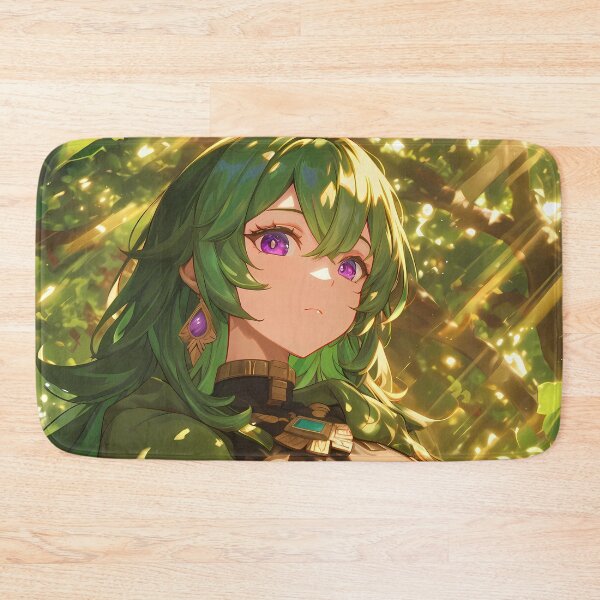 Item preview, Collei Genshin Impact vibrant ranger woodland green anime character designed and sold by HumbertoValveno.