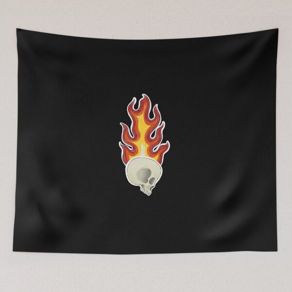 Item preview, Human Skull On Fire designed and sold by MattherOber.