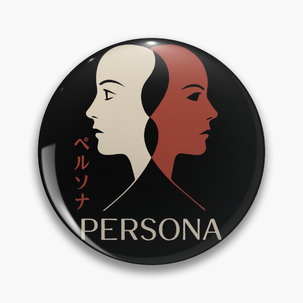 Item preview, Persona – ペルソナ (1966) Minimalist Dual Mask T-Shirt Design designed and sold by gogopachinko.