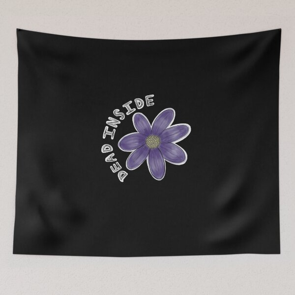 Item preview, Dead Inside Purple Flower  designed and sold by MattherOber.