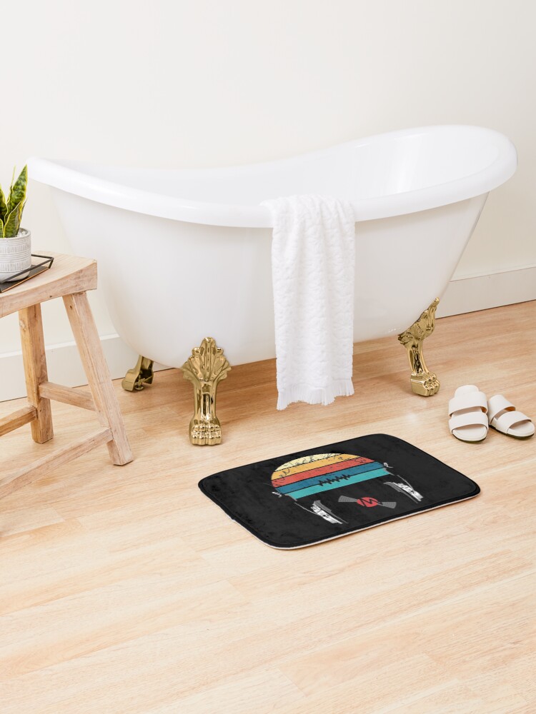 Thumbnail 2 of 6, Bath Mat, Nine Inch Nails designed and sold by charlesmou.