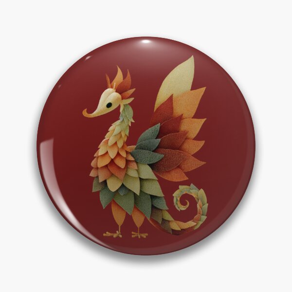 Item preview, Leaf Dragon – Autumn Fantasy Design with warm colors designed and sold by Meiersbeste.