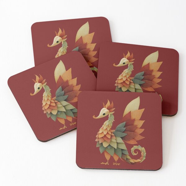 Item preview, Leaf Dragon – Autumn Fantasy Design with warm colors designed and sold by Meiersbeste.