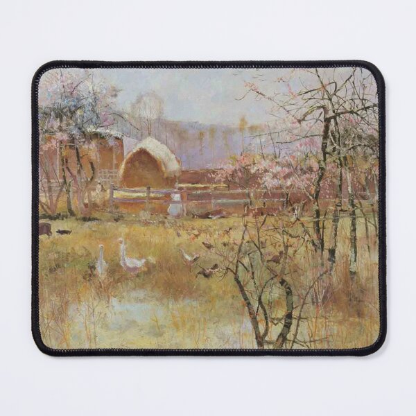 Item preview, Beautiful painting vintage Farm landscape agricultural art designed and sold by Vintage Designs +.