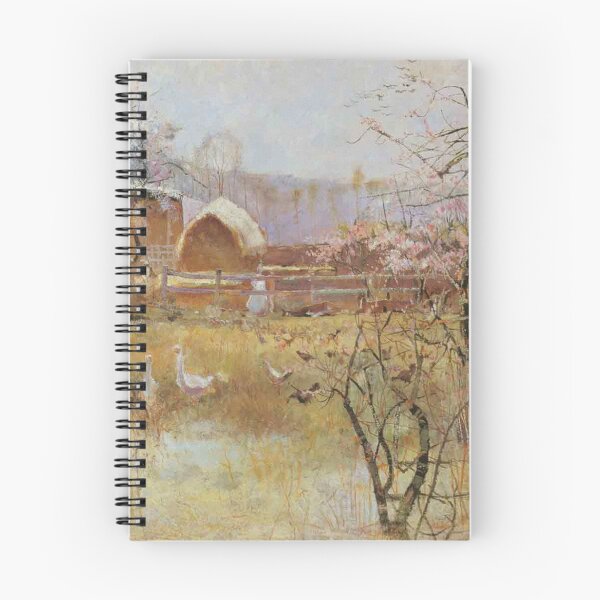 Item preview, Beautiful painting vintage Farm landscape agricultural art designed and sold by Vintage Designs +.