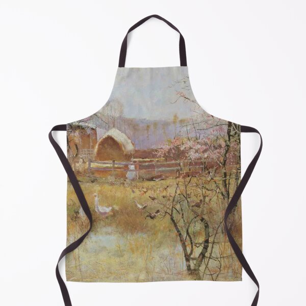 Item preview, Beautiful painting vintage Farm landscape agricultural art designed and sold by Vintage Designs +.