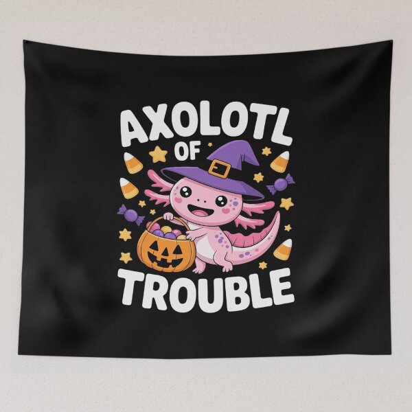 Item preview, Axolotl of Trouble Halloween Witch Matching Costume Animal designed and sold by PeteHomenick.