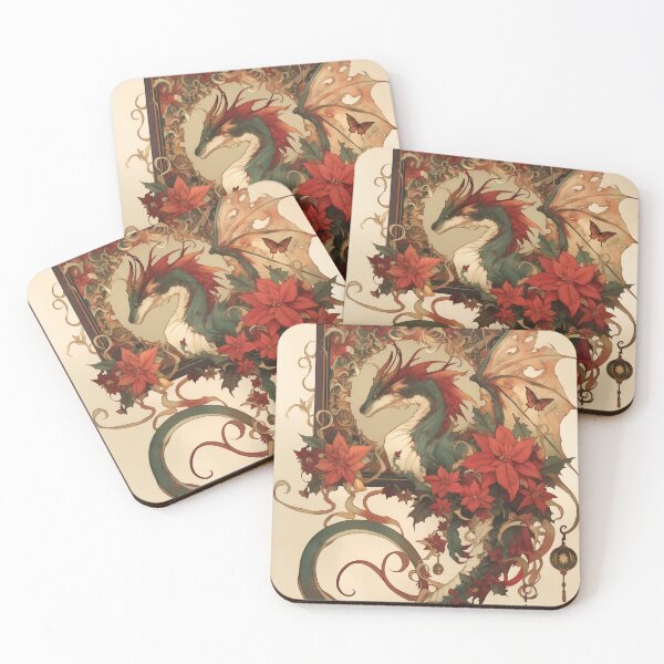Item preview, Christmas dragon designed and sold by Lenycherry_art.