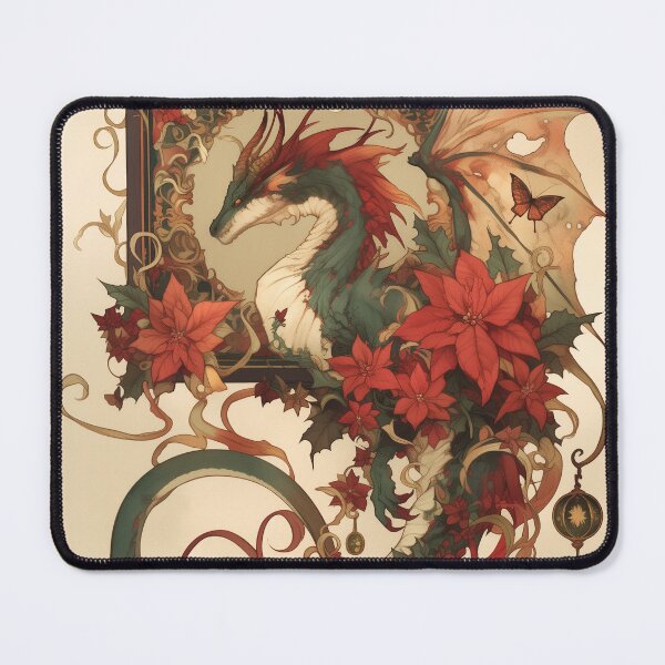 Item preview, Christmas dragon designed and sold by Lenycherry_art.