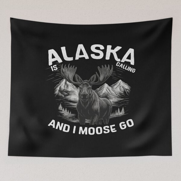 Item preview, Alaska Moose Mountain T-Shirt – Wilderness Adventure Tee designed and sold by LarryMBrown.