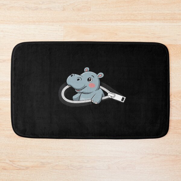 Item preview, Baby Hippo Emerging from A Zipper designed and sold by PeteHomenick.