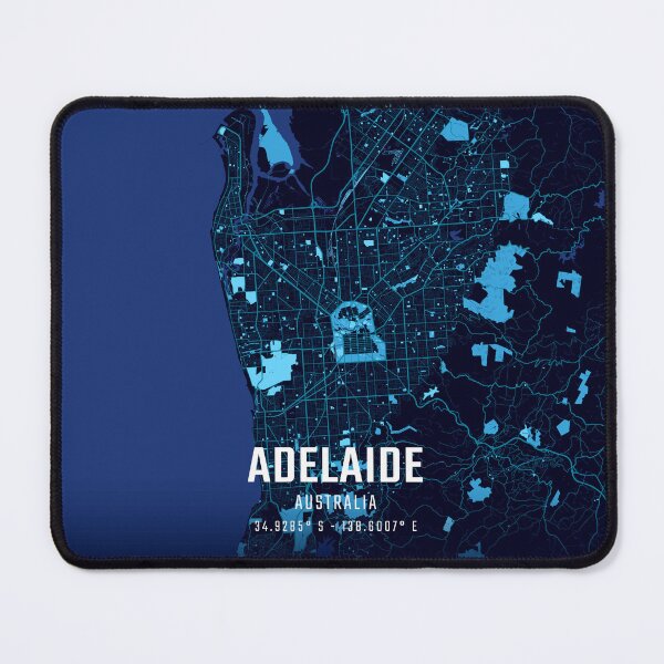 Item preview, Adelaide Midnight City Map designed and sold by HomeLivingCo.