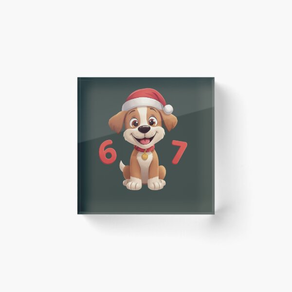 Aperçu de l'œuvre 6 7 Noël chien créée et vendue par sydney-syder.