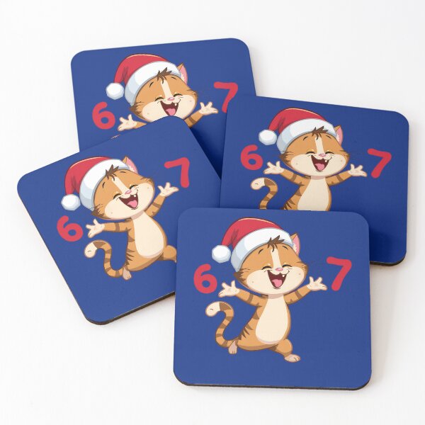 Item preview, 6 7 christmas cat designed and sold by sydney-syder.