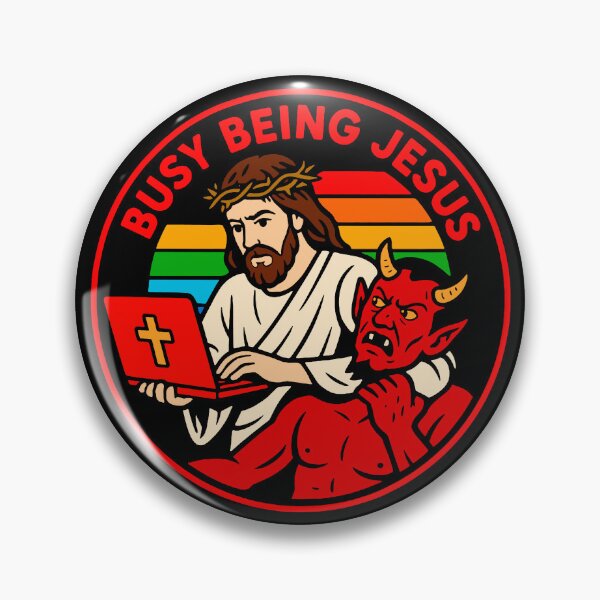 Item preview, Busy Being Jesus designed and sold by plushism.