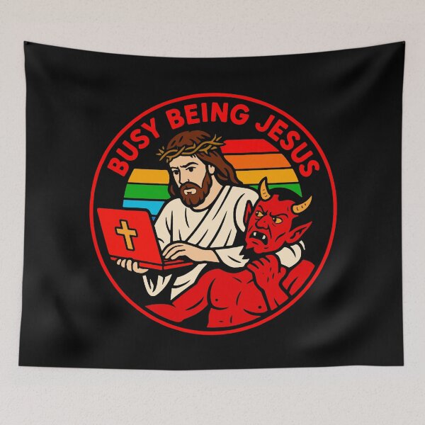Item preview, Busy Being Jesus designed and sold by plushism.