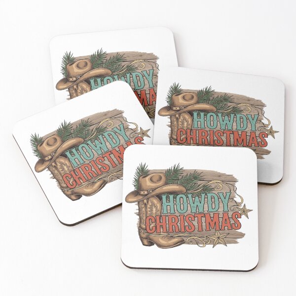 Item preview, Howdy Merry Christmas Western Cowboy designed and sold by Bogologo.