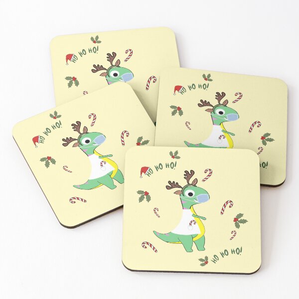 Item preview, Christmas Dino Nurse – Cute Holiday Sticker for Brave Kids | Dinodrok Friends Series designed and sold by karolaart.