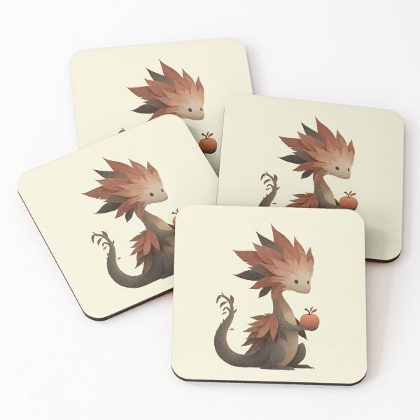 Item preview, Little autumn dragon with pumpkin – Magical fantasy design designed and sold by Meiersbeste.