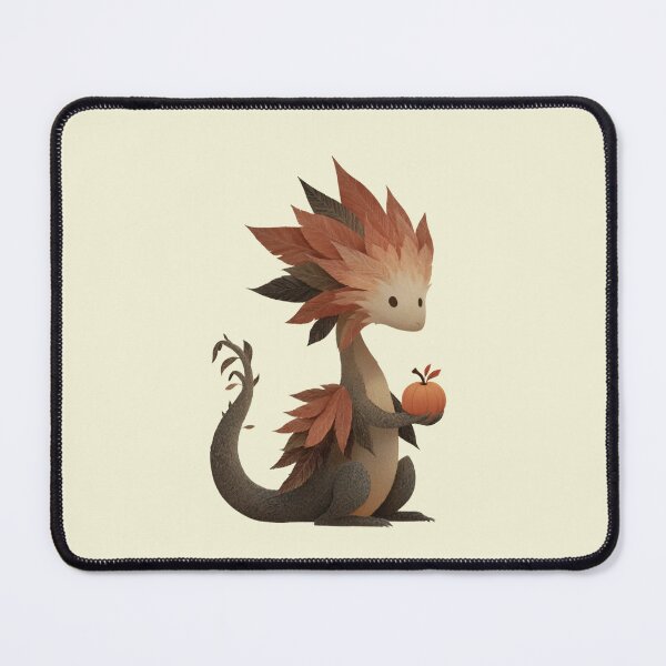 Item preview, Little autumn dragon with pumpkin – Magical fantasy design designed and sold by Meiersbeste.