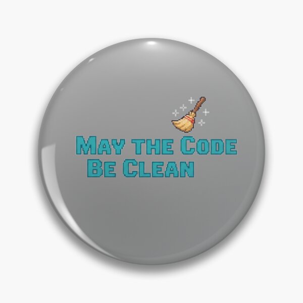 Item preview, May the Code Be Clean Minimal Art designed and sold by WiserShop.