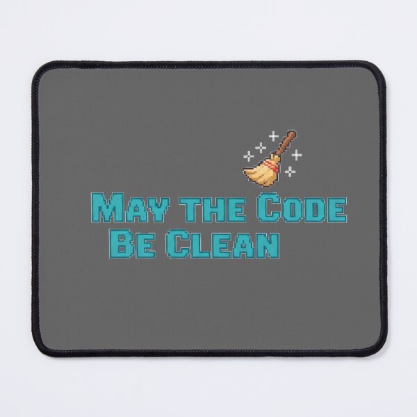 Item preview, May the Code Be Clean Minimal Art designed and sold by WiserShop.