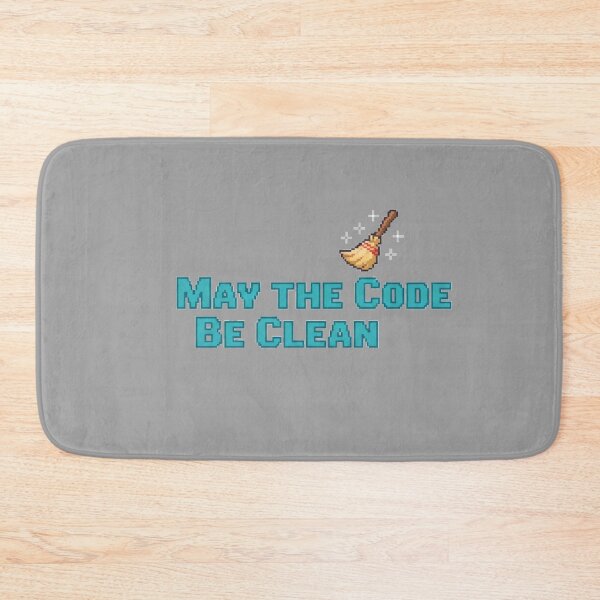 Item preview, May the Code Be Clean Minimal Art designed and sold by WiserShop.