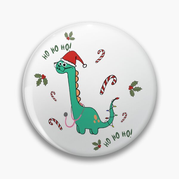 Item preview, Christmas Dino Doctor – Cute Holiday Dinosaur with Stethoscope designed and sold by karolaart.