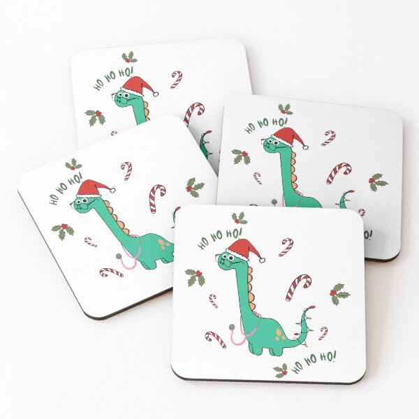 Item preview, Christmas Dino Doctor – Cute Holiday Dinosaur with Stethoscope designed and sold by karolaart.