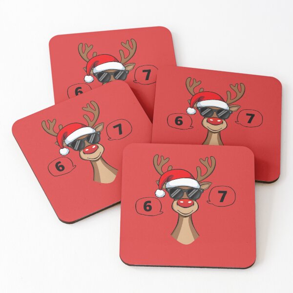 Item preview, 6 7 christmas reindeer designed and sold by sydney-syder.