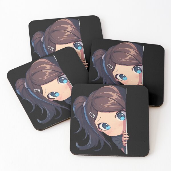 Item preview, Aoi Asahina Danganronpa Anime Girl Chibi Kawaii Peeker designed and sold by HumbertoValveno.