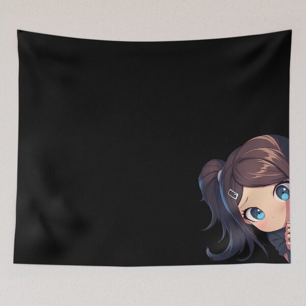 Item preview, Aoi Asahina Danganronpa Anime Girl Chibi Kawaii Peeker designed and sold by HumbertoValveno.