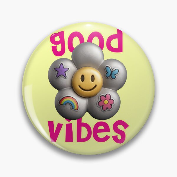 Item preview, y2k Blume, good vibes designed and sold by Mauswohn.