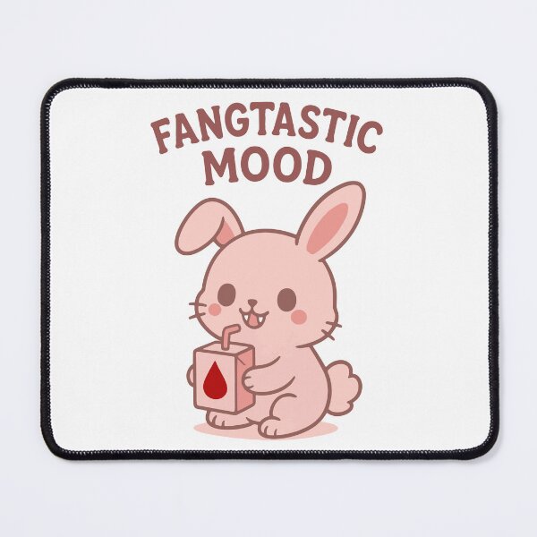 Item preview, Fangtastic Mood Vampire Bunny Drinking Juice Box designed and sold by Kindly Dead.