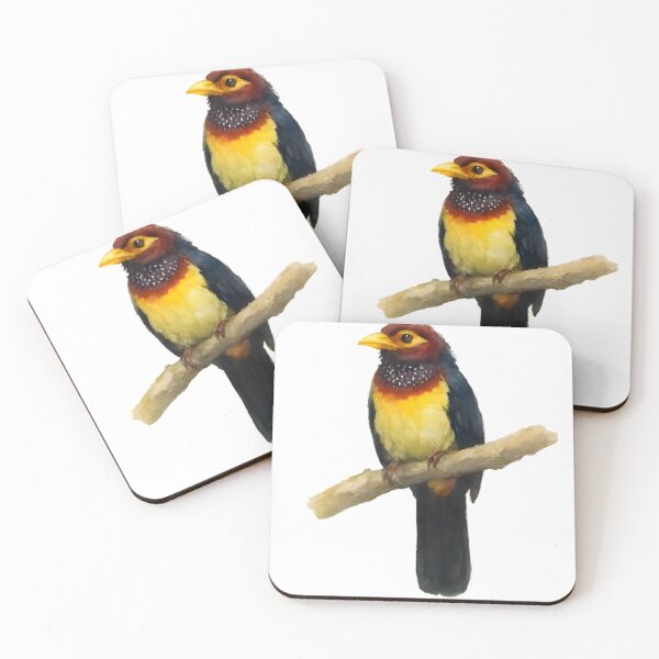 Item preview, Yellow-billed Barbet (Trachyphonus purpuratus) designed and sold by HOMETOWN86.