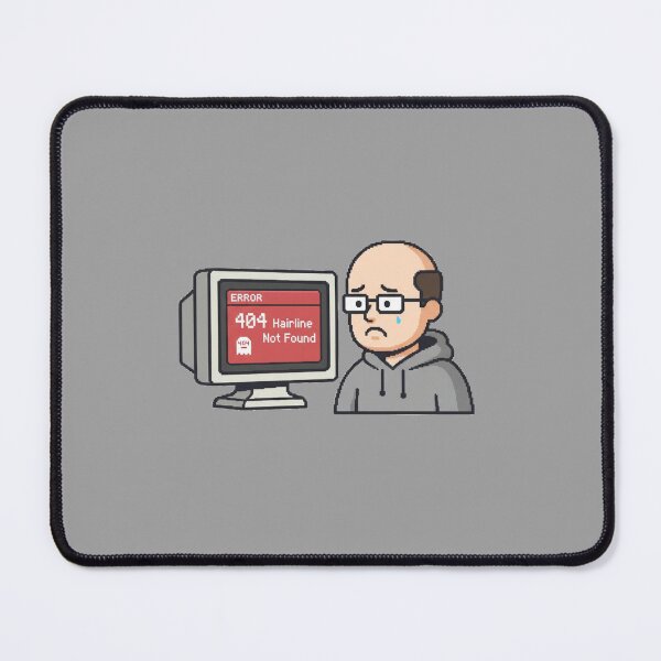 Item preview, 404 Hairline Not Found Funny Art designed and sold by WiserShop.