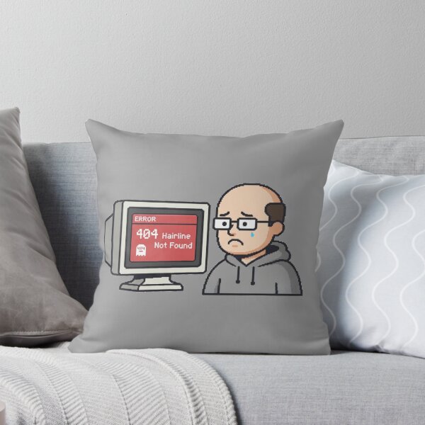 Item preview, 404 Hairline Not Found Funny Art designed and sold by WiserShop.