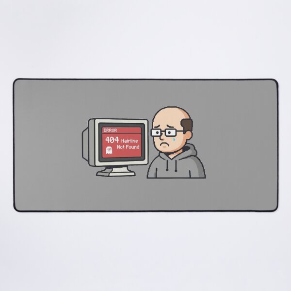 Item preview, 404 Hairline Not Found Funny Art designed and sold by WiserShop.