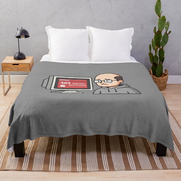 Item preview, 404 Hairline Not Found Funny Art designed and sold by WiserShop.